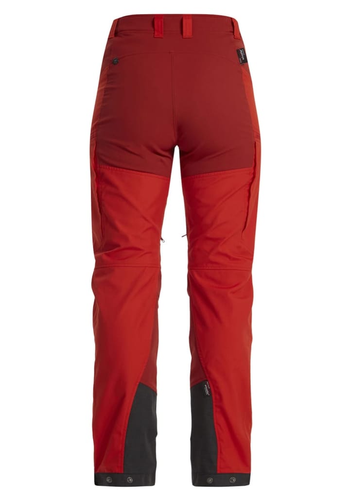 Lundhags Women's Makke High Waist Curved Pant Lively Red/Mellow Red Lundhags