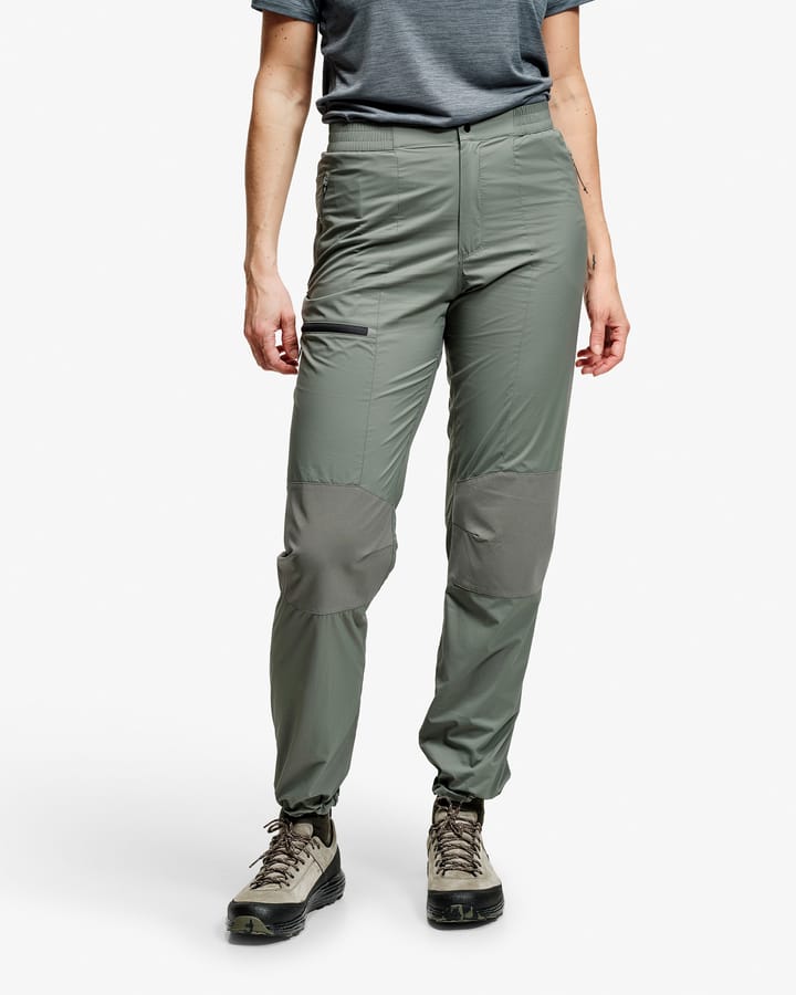 Lundhags Women's Tived Light Windbreaker Pant Aloe Green Lundhags