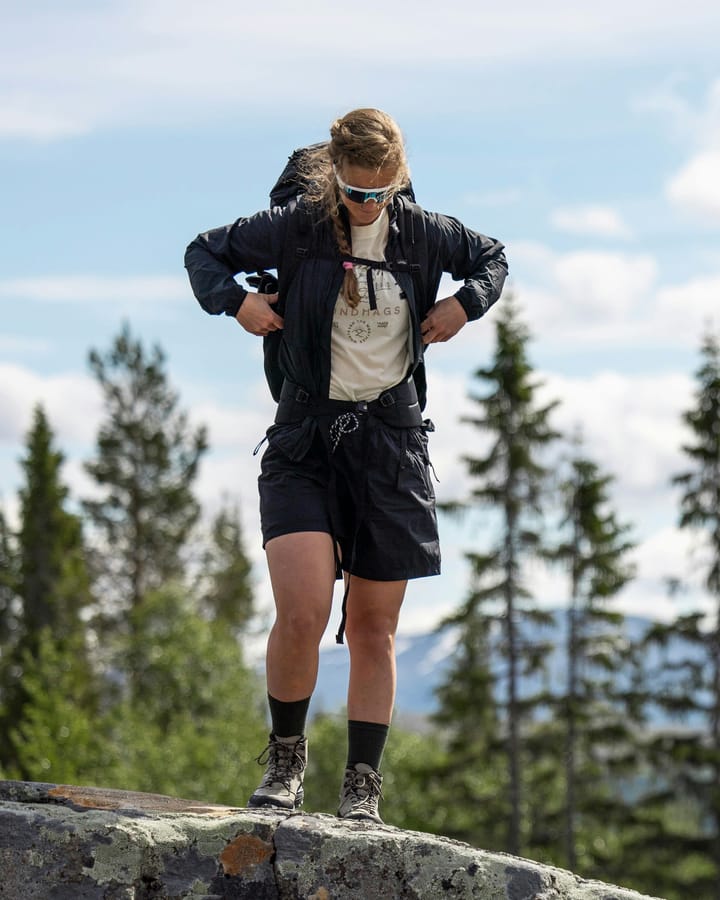 Lundhags Women's Tived Light Windbreaker Shorts Black Lundhags