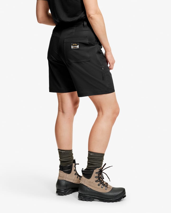 Lundhags Women's Fulu Cargo Stretch Hybrid Shorts Black Lundhags