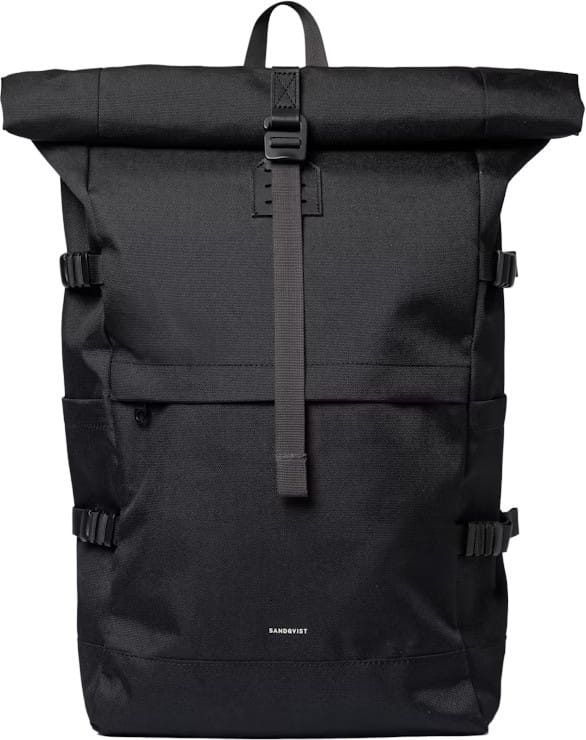 Sandqvist Icon Rolltop Backpack L Black Sandqvist