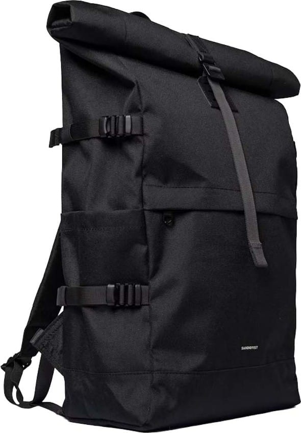 Sandqvist Icon Rolltop Backpack L Black Sandqvist