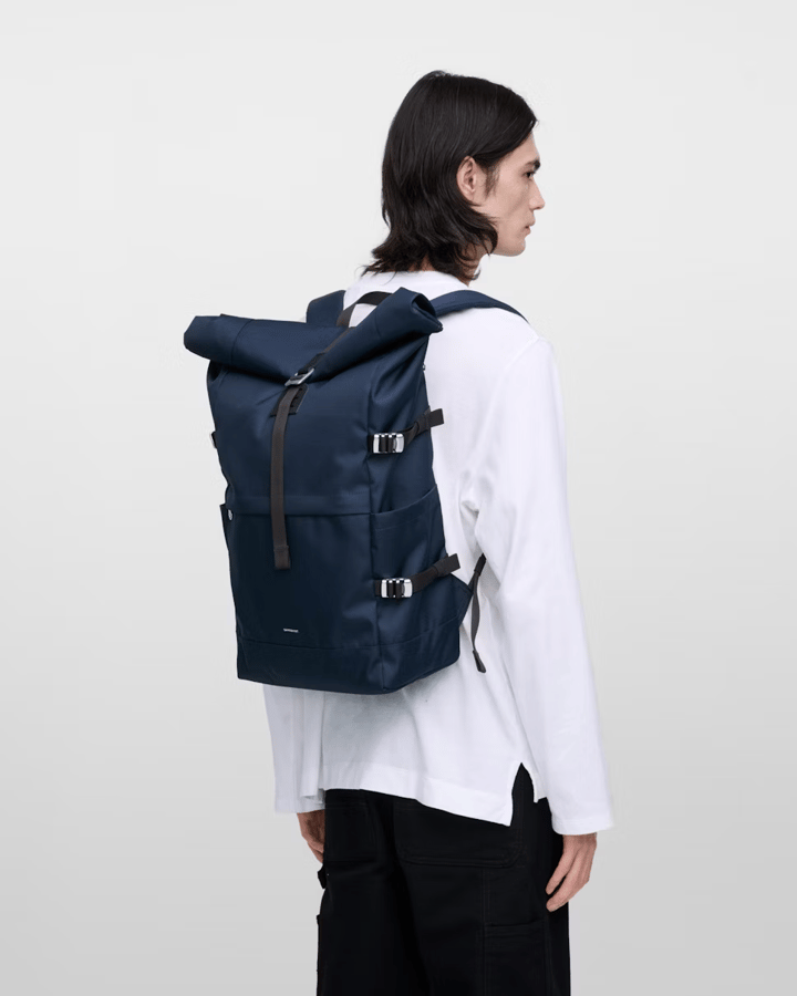 Sandqvist Icon Rolltop Backpack L Navy Sandqvist Sandqvist Icon Rolltop Backpack L Navy Sandqvist