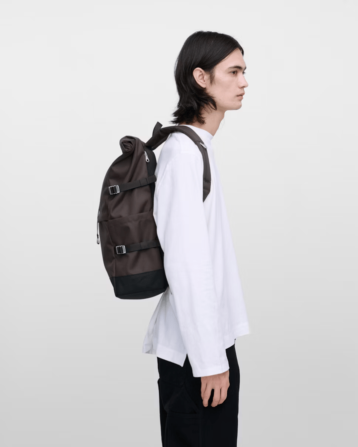 Sandqvist Icon Rolltop Backpack L Brown Sandqvist