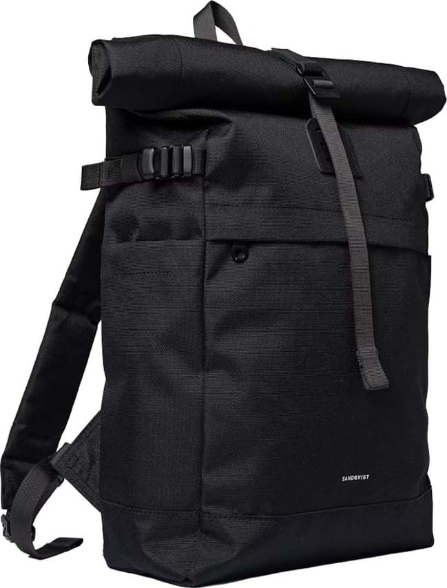 Sandqvist Icon Rolltop Backpack M Black Sandqvist Sandqvist Icon Rolltop Backpack M Black Sandqvist