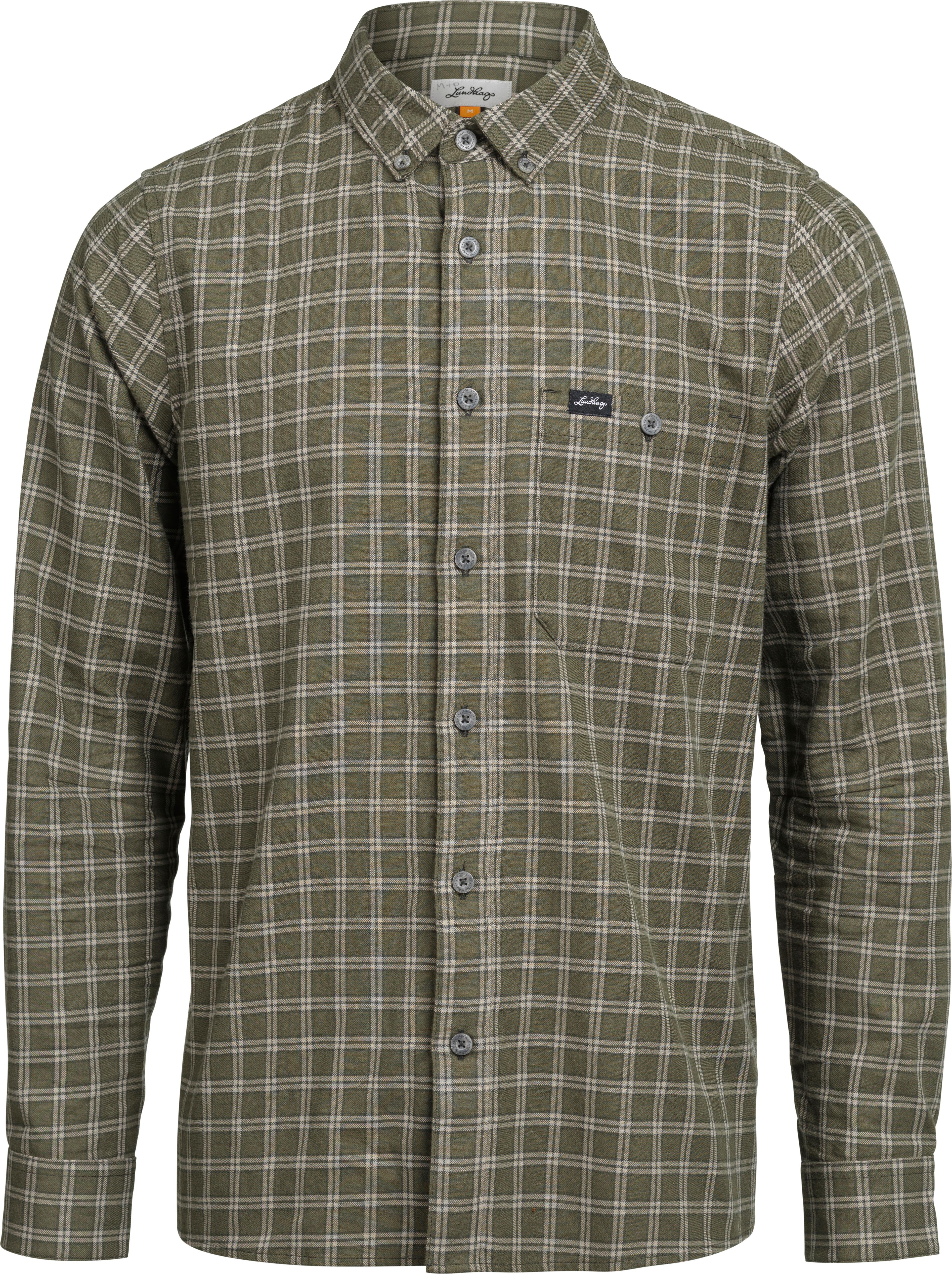 Lundhags Men's Rutu Shirt Forest Green  L