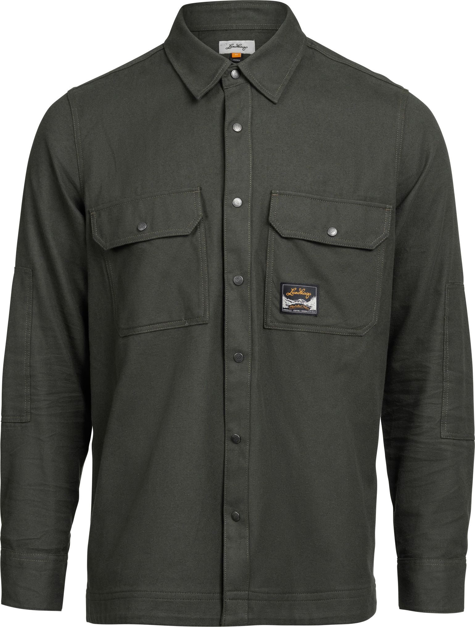 Lundhags Men's Järpen Lumberjack Shirt Dark Forest Green