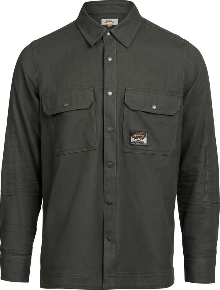 Lundhags Men's Järpen Lumberjack Shirt Dark Forest Green Lundhags
