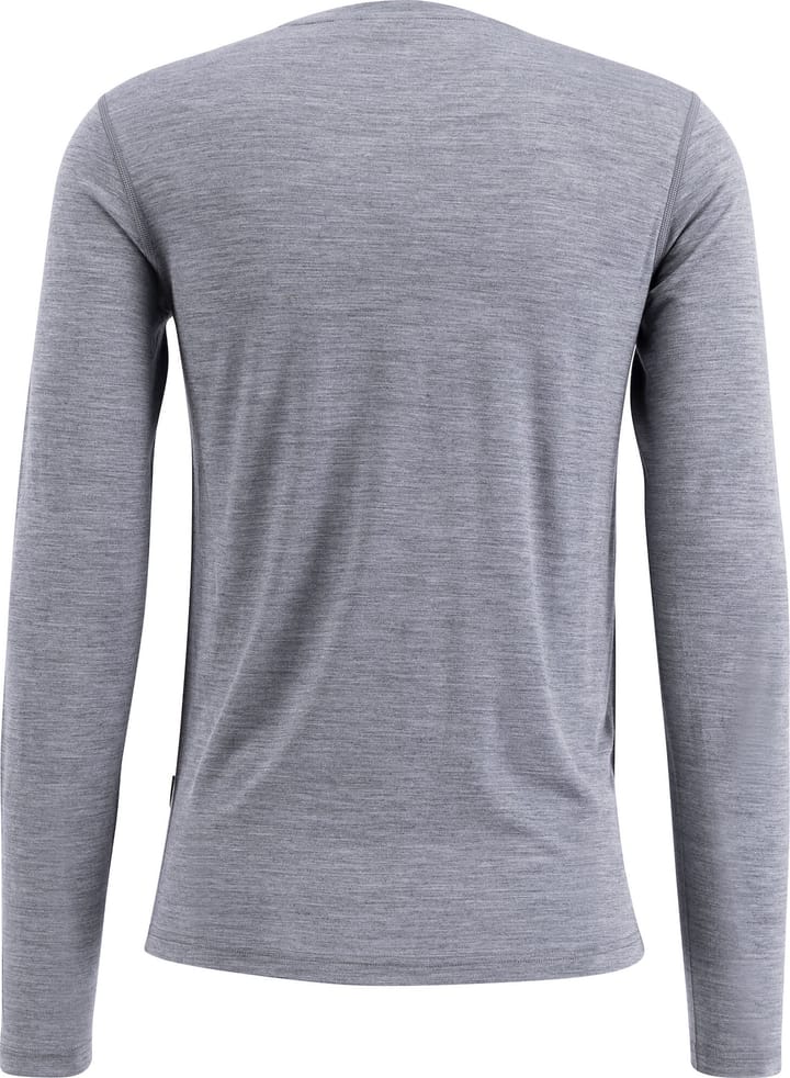 Lundhags Men's Fulu Merino Longsleeve T-Shirt Grey Melange Lundhags