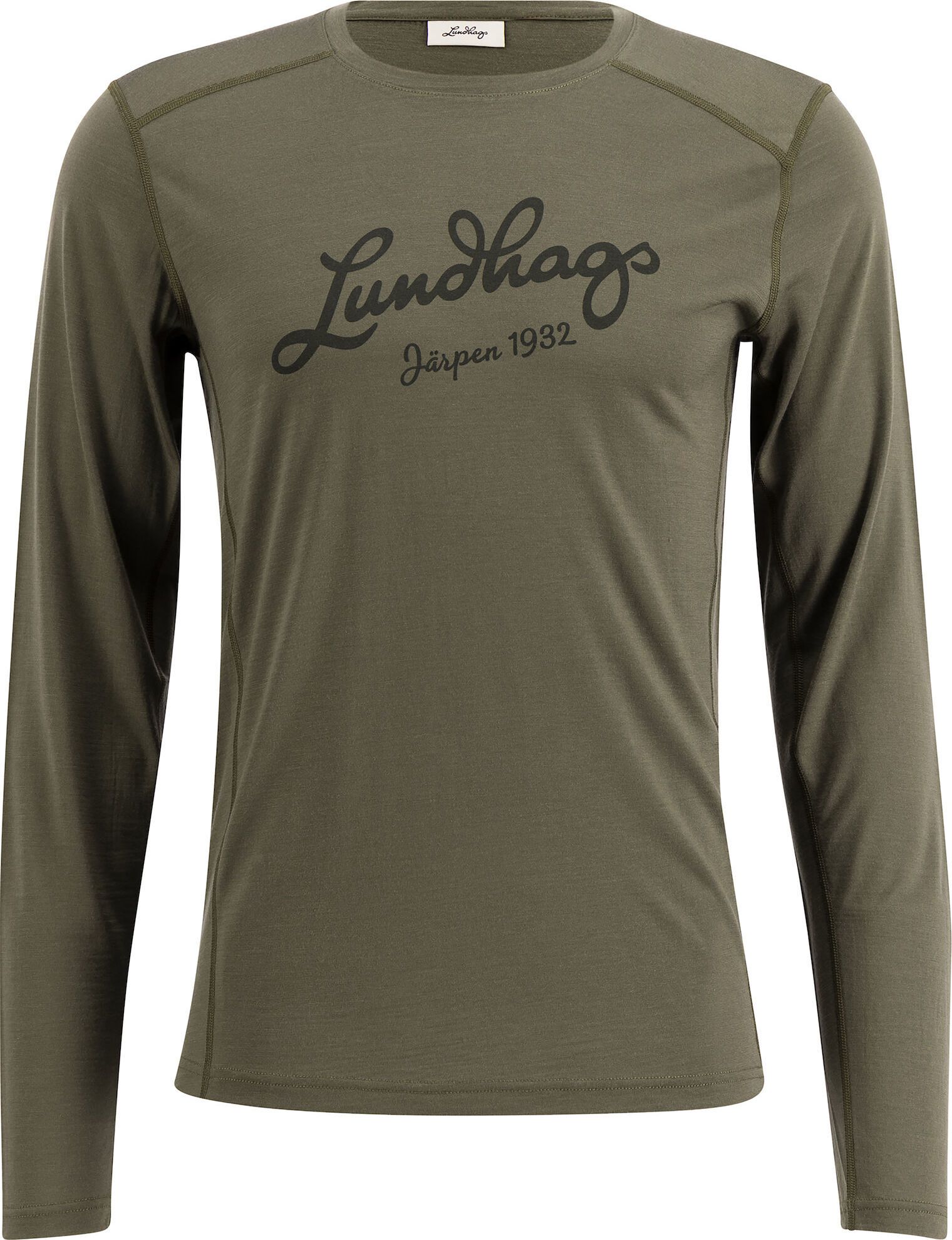 Lundhags Men's Fulu Merino Longsleeve T-Shirt Forest Green