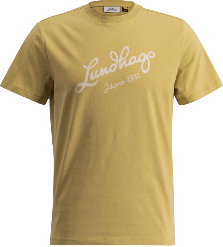 Lundhags Men's Järpen Logo T-Shirt Straw Lundhags