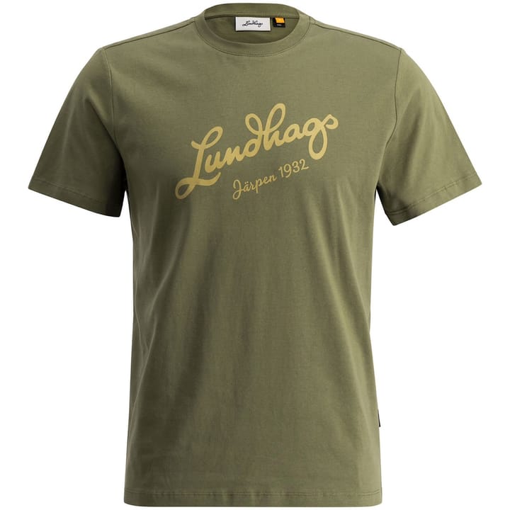 Lundhags Järpen Logo T-Shirt M Pine Green Lundhags