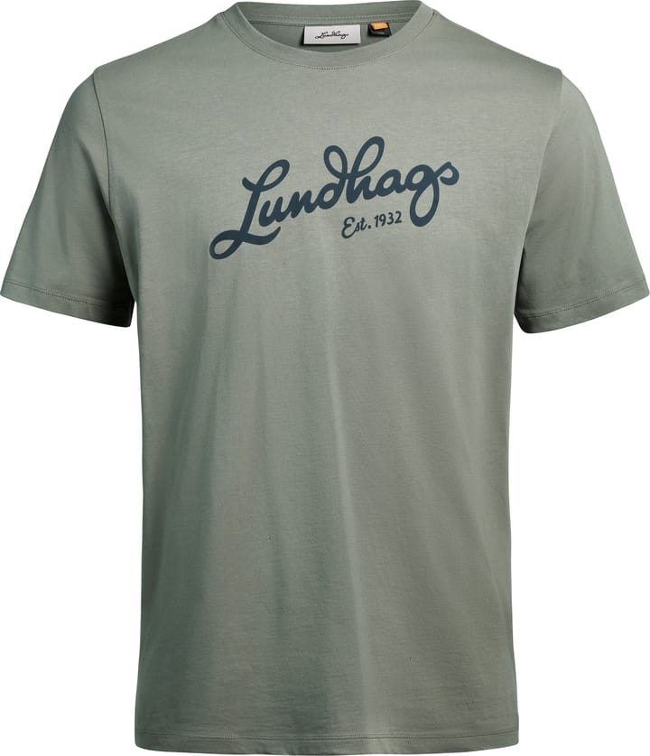 Lundhags Men's Järpen Logo T-Shirt Aloe Green Lundhags