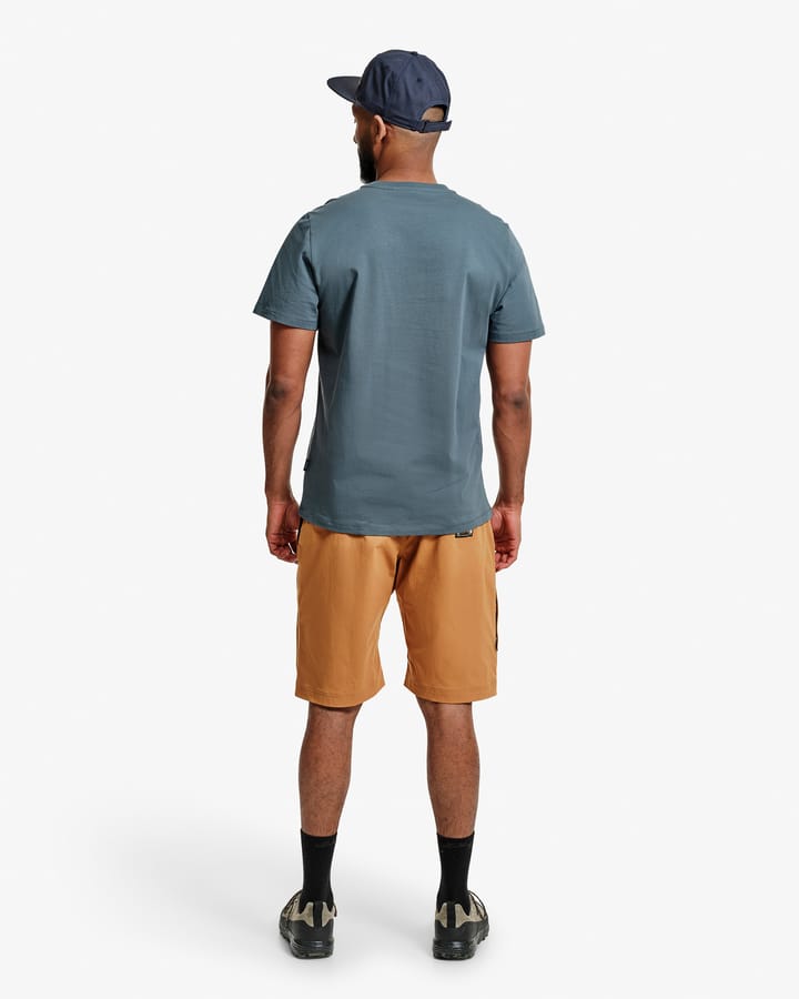 Lundhags Men's Järpen Logo T-Shirt Dark Sky Blue Lundhags