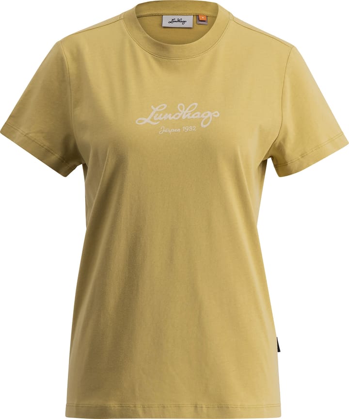 Lundhags Women's Järpen Logo T-shirt Straw Lundhags