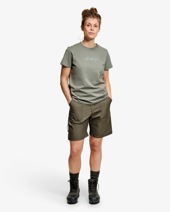 Lundhags Women's Järpen Logo T-shirt Aloe Green Lundhags