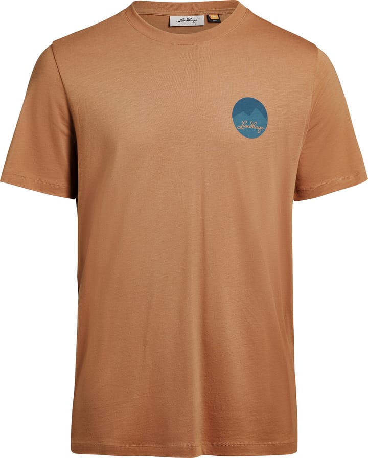 Lundhags Men's Järpen Printed T-Shirt Hazel Lundhags