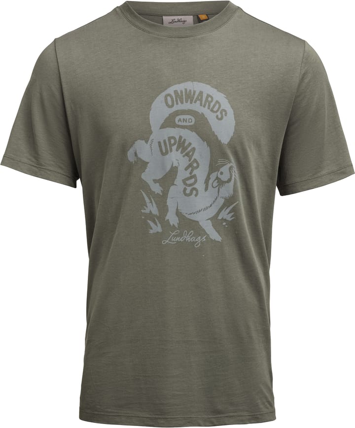 Lundhags Men's Järpen Printed T-Shirt Aloe Green Lundhags