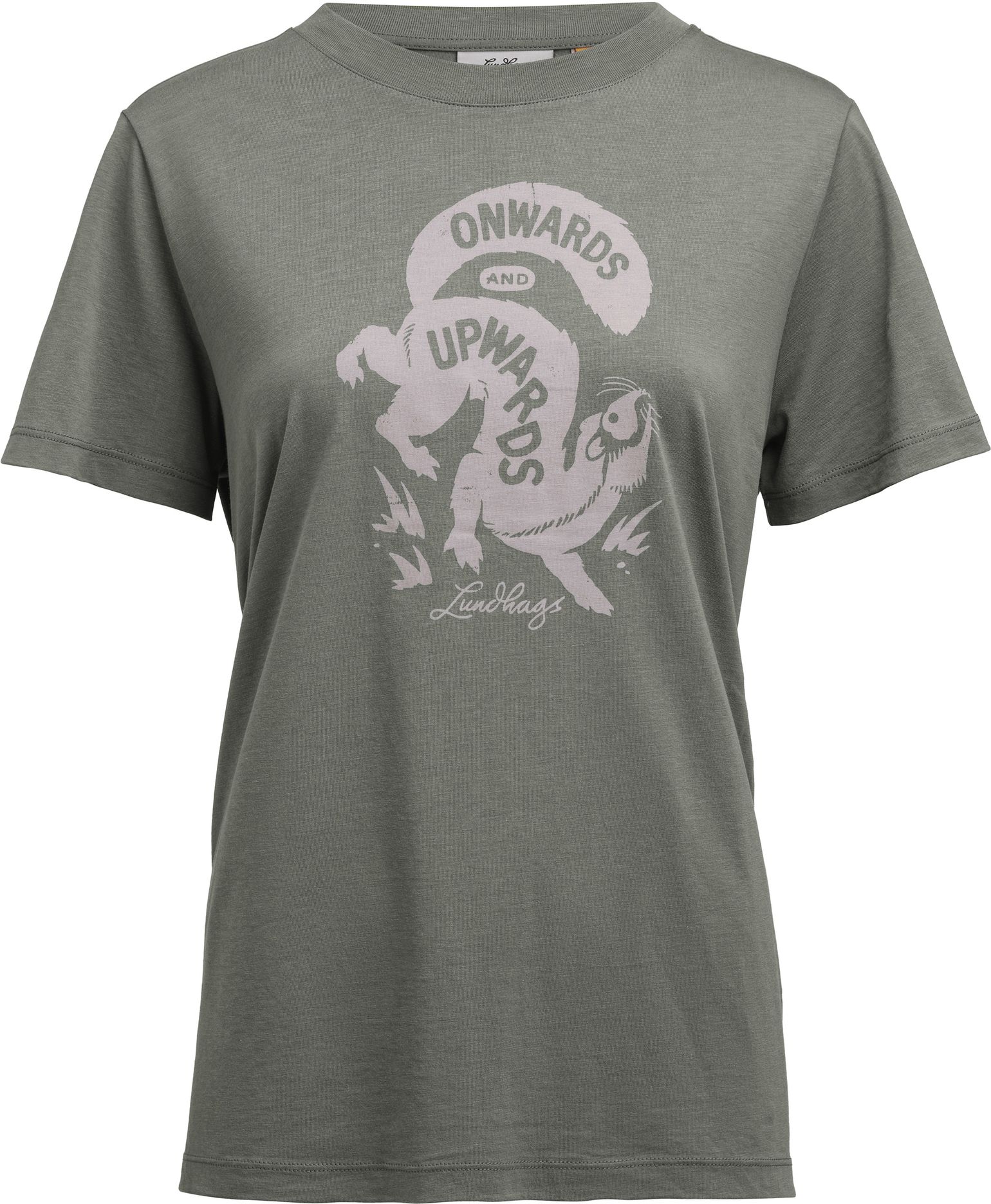 Lundhags Women's Järpen Printed T-Shirt Aloe Green