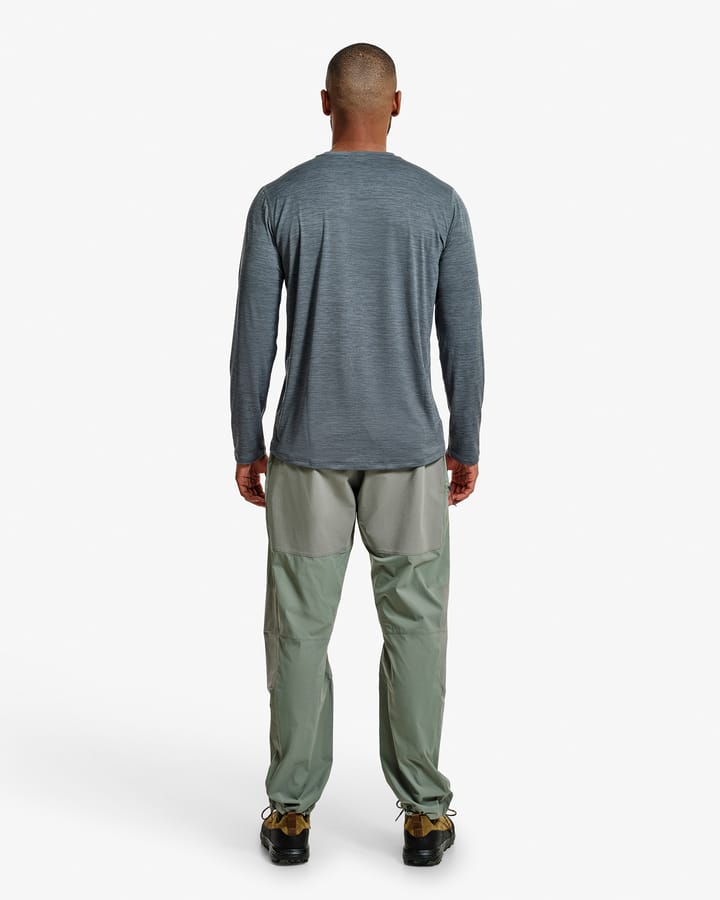 Lundhags Men's Tived Long Sleeve T-shirt Dark Sky Blue Lundhags