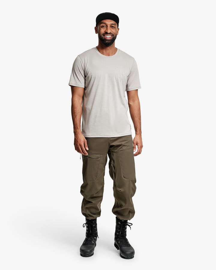 Lundhags Men's Tived T-Shirt Moss Grey Lundhags