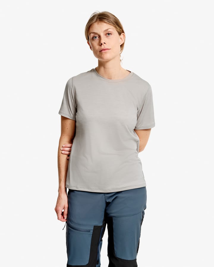 Lundhags Women's Tived T-Shirt Moss Grey Lundhags