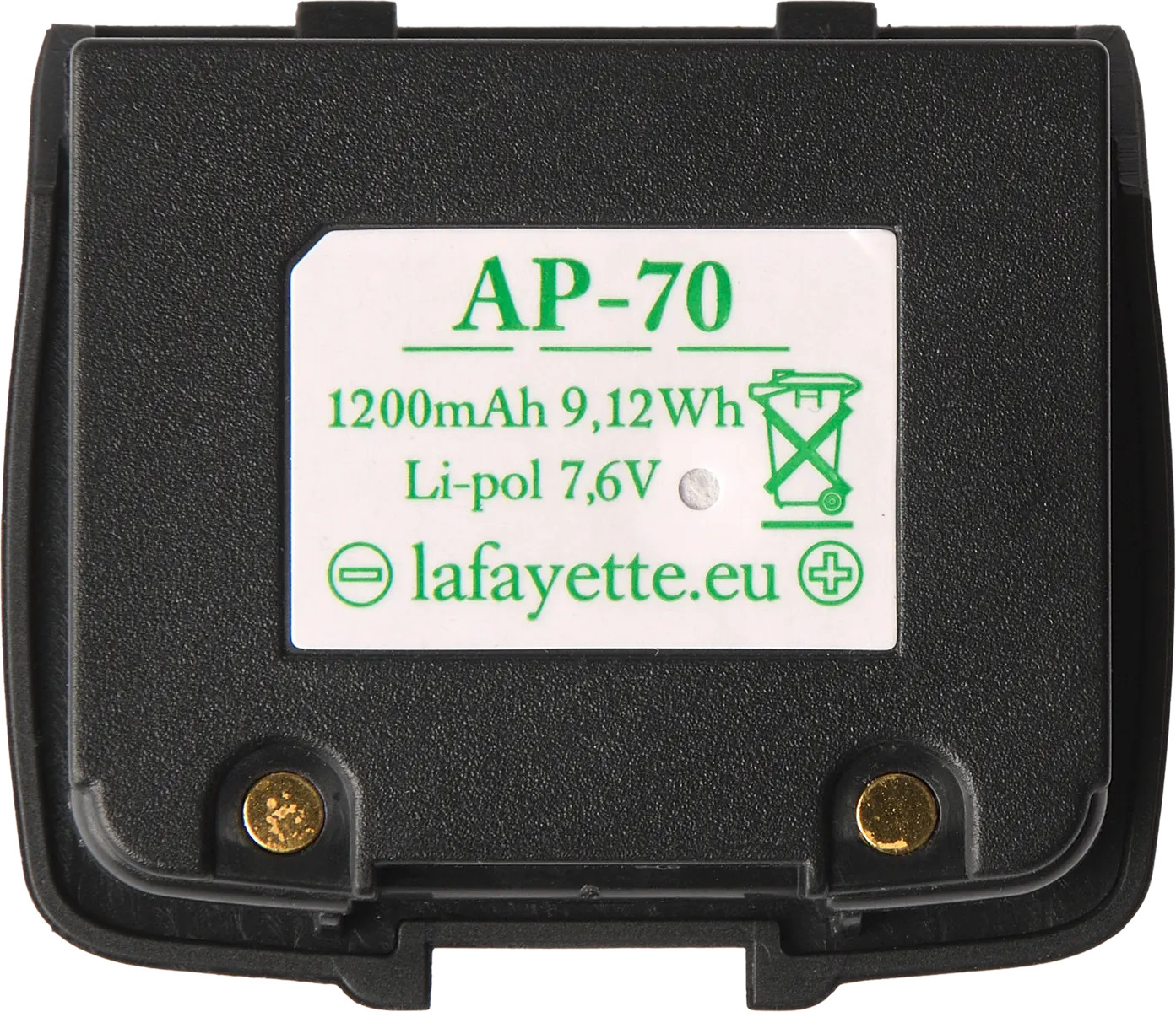 Lafayette Battery AP-70 Li-Pol 7,6V 9,12WH Black Batterier OneSize