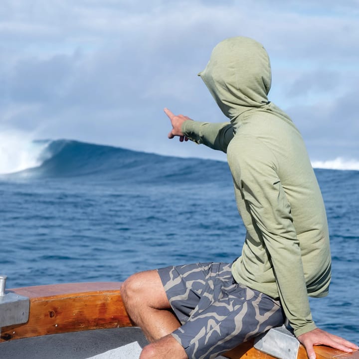 Patagonia M'S Cap Cool Sun Hoody - Fitz Roy Trout Crisp Grey - Salt Grey X-dye Patagonia