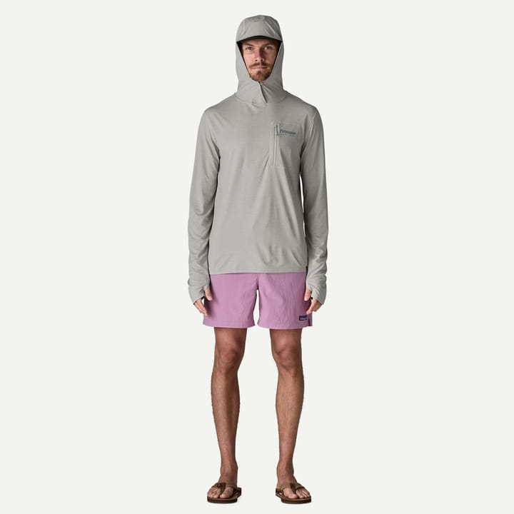 Patagonia M'S Cap Cool Sun Hoody - Fitz Roy Trout Crisp Grey - Salt Grey X-dye Patagonia