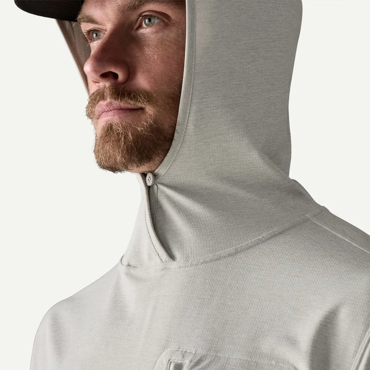 Patagonia M'S Cap Cool Sun Hoody - Fitz Roy Trout Crisp Grey - Salt Grey X-dye Patagonia