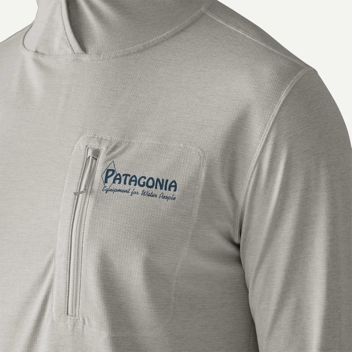 Patagonia M'S Cap Cool Sun Hoody - Fitz Roy Trout Crisp Grey - Salt Grey X-dye Patagonia