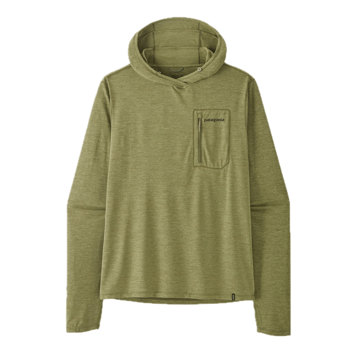 Patagonia M'S Cap Cool Sun Hoody - Fitz Roy Trout Caper Green - Buckhorn Green X-dye