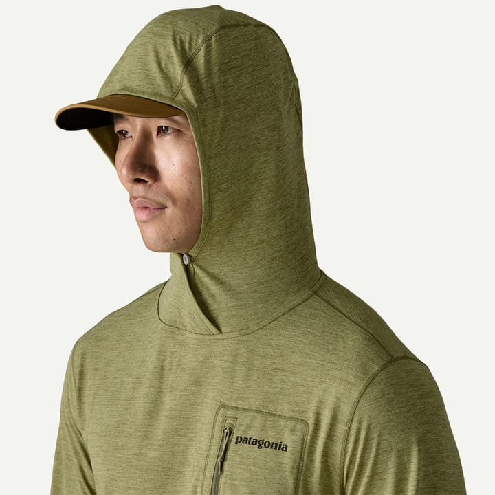 Patagonia M'S Cap Cool Sun Hoody - Fitz Roy Trout Caper Green - Buckhorn Green X-dye Patagonia