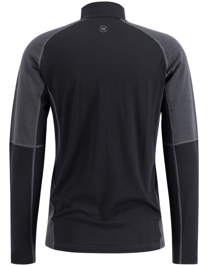 Lundhags Prime Merino Half Zip M Charcoal/Black Lundhags