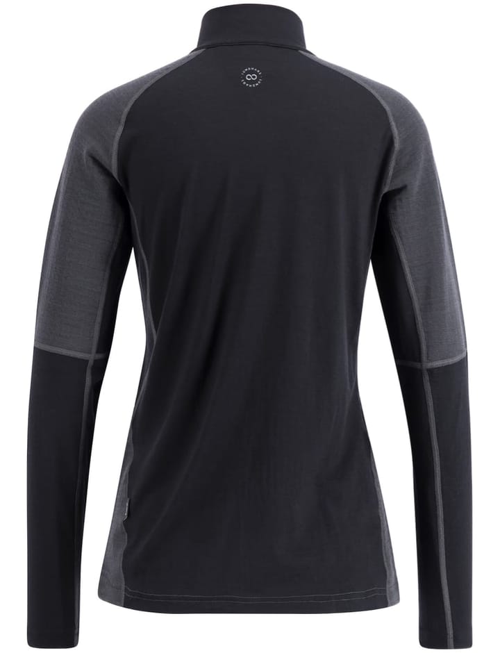 Lundhags Prime Merino Half Zip W Charcoal/Black Lundhags