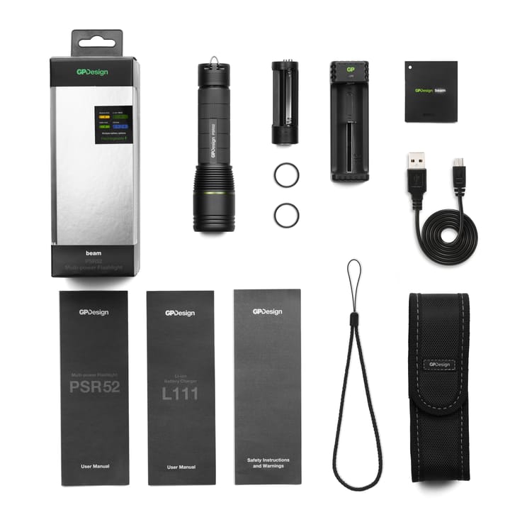 GP Batterier GP Design beam Rechargeable Multi-Battery 1050lm - PSR52 Nocolour GP Batterier GP Batterier GP Design beam Rechargeable Multi-Battery 1050lm - PSR52 Nocolour GP Batterier