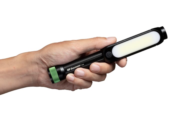 GP Batterier GP Discovery Work Light COB LED C34 Black GP Batterier GP Batterier GP Discovery Work Light COB LED C34 Black GP Batterier
