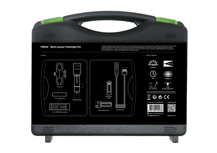 GP Batterier Gp Design Jakttilbehør-Sett Ak01 Våpenfeste, Fjernbryter, Lommelykt GP Batterier GP Batterier Gp Design Jakttilbehør-Sett Ak01 Våpenfeste, Fjernbryter, Lommelykt GP Batterier