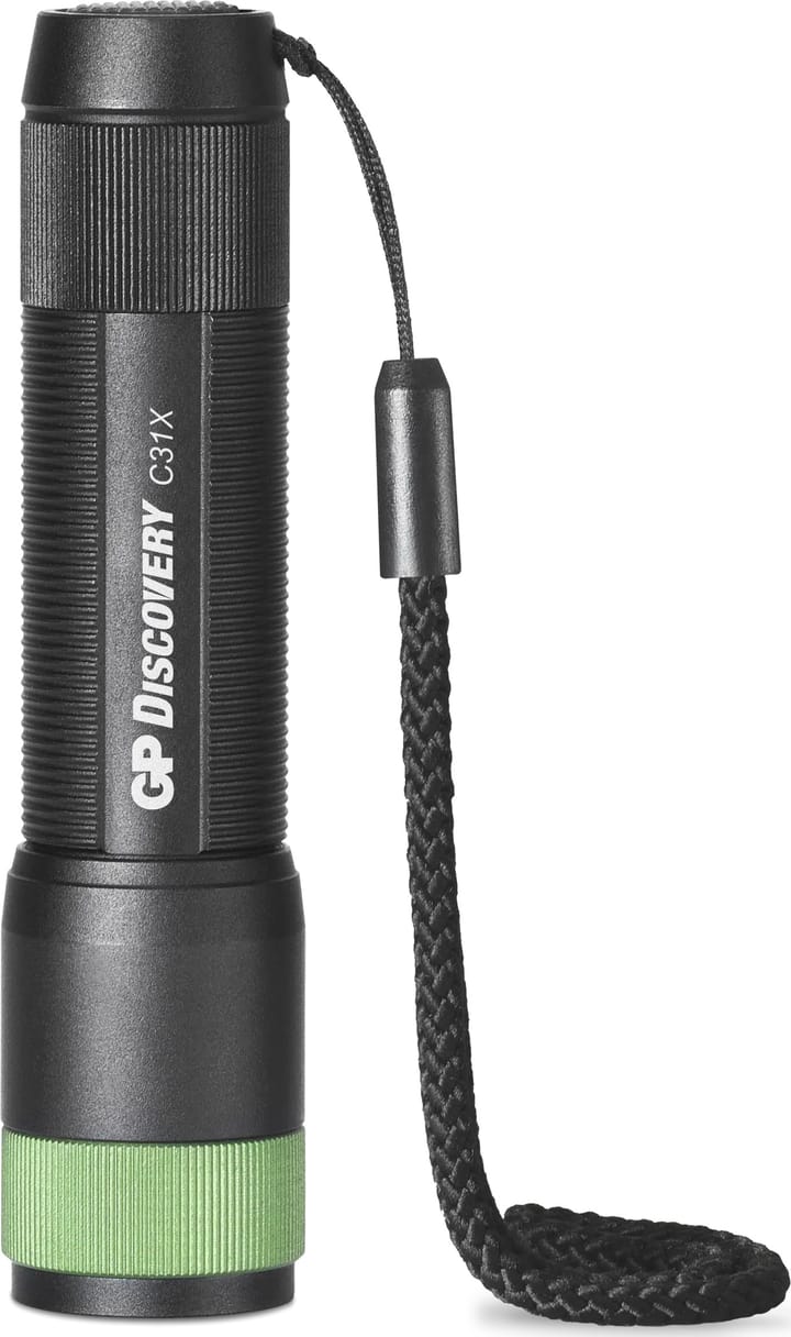 GP Batterier GP Discovery Everyday Carry Flashlight C31X Black GP Batterier GP Batterier GP Discovery Everyday Carry Flashlight C31X Black GP Batterier