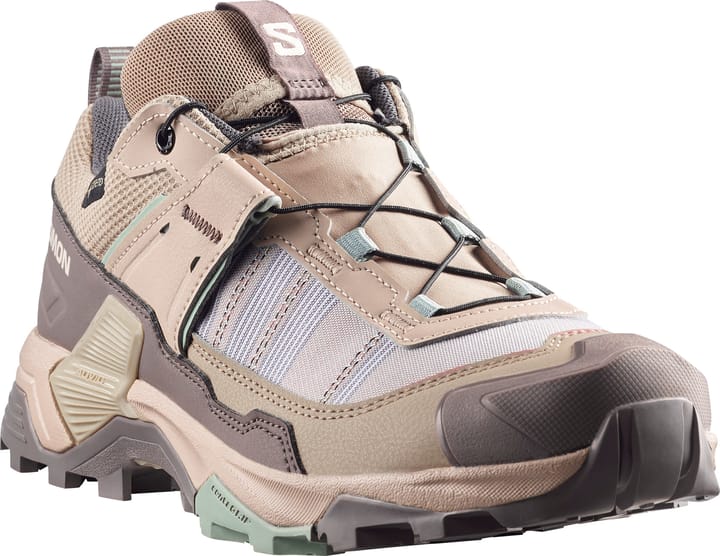 Salomon Women's X Ultra 5 GORE-TEX Desert Tan / White Pepper / Green Milieu Salomon