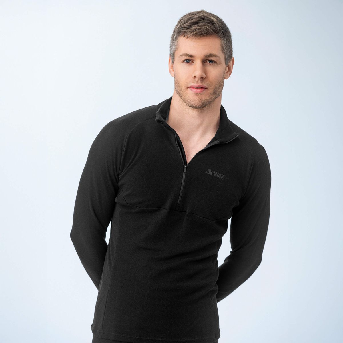Janus Classic Merino 215 Zip M Black
