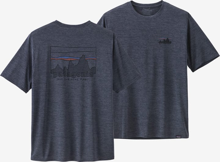 Patagonia M's Cap Cool Daily Graphic Shirt '73 Skyline: Smolder Blue X-Dye Patagonia