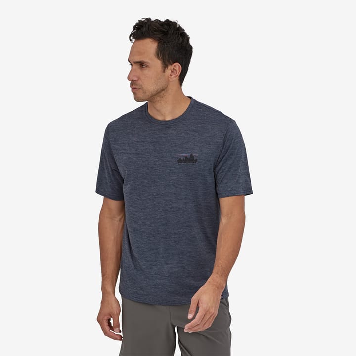 Patagonia M's Cap Cool Daily Graphic Shirt '73 Skyline: Smolder Blue X-Dye Patagonia Patagonia M's Cap Cool Daily Graphic Shirt '73 Skyline: Smolder Blue X-Dye Patagonia