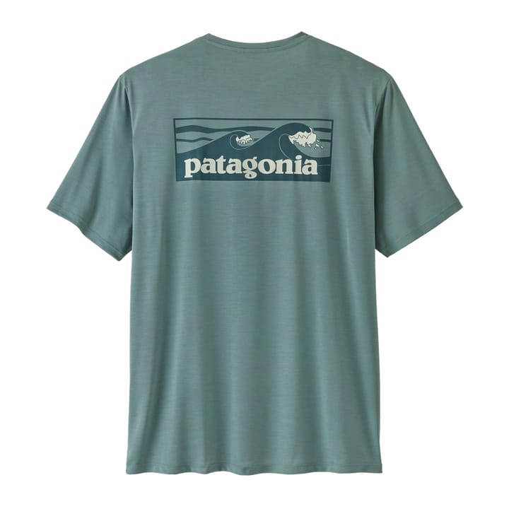 Patagonia M'S Capilene Cool Daily Shirt - Boardshort Logo Blue Sage - Light Blue Sage X-dye Patagonia