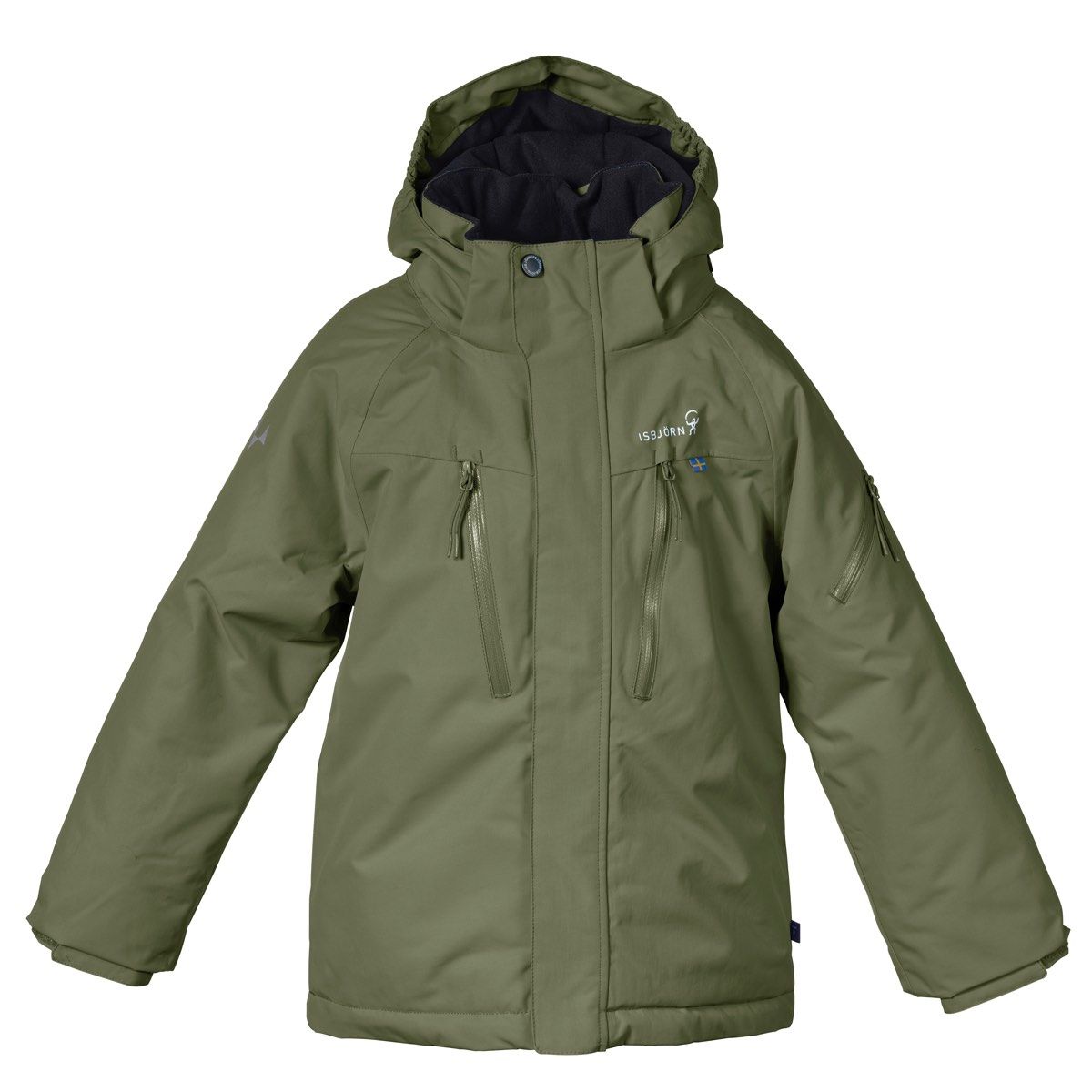 Isbjörn of Sweden Kids' Helicopter Winter Jacket  Moss