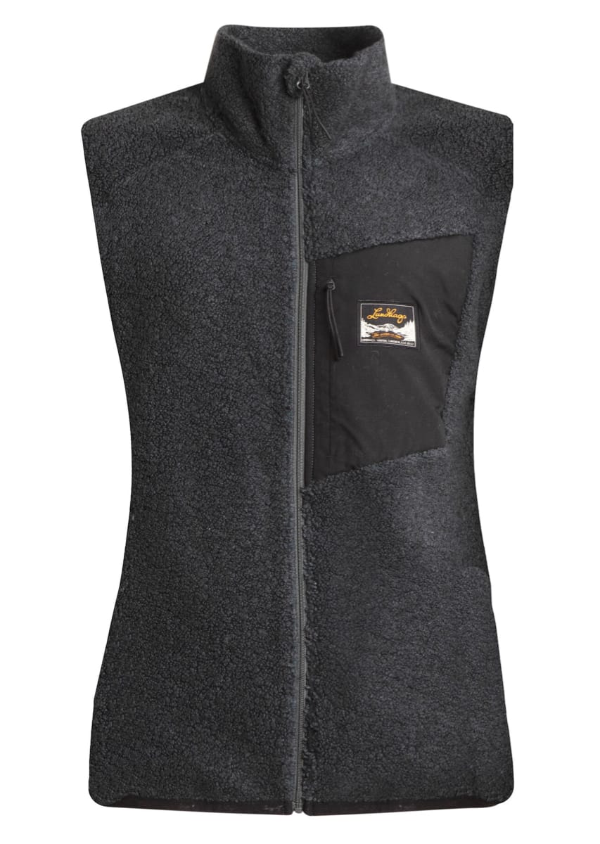 Lundhags Women's Flok Wool Pile Vest Seaweed