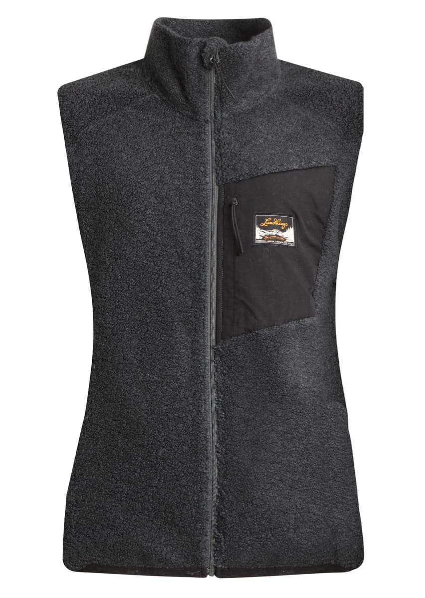 Lundhags Flok Wool Pile Vest W Seaweed