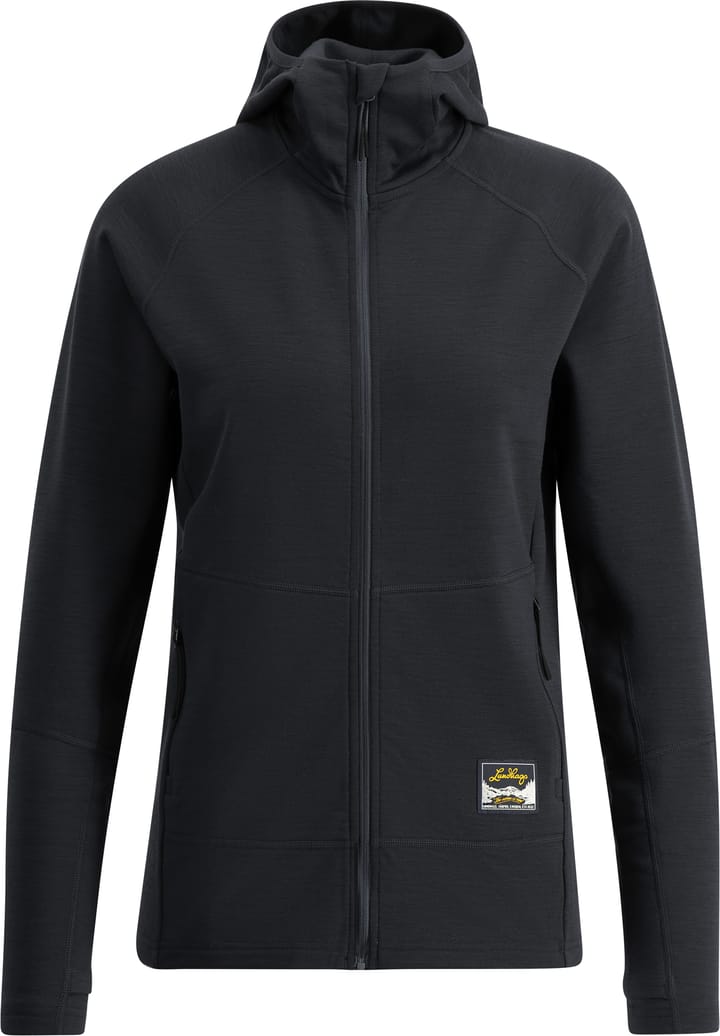 Lundhags Women's Tived Merino Hoodie Black Lundhags