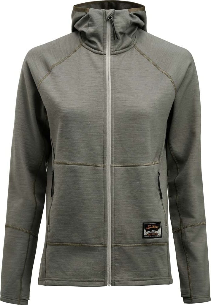 Lundhags Women's Tived Merino Hoodie Aloe Green Lundhags