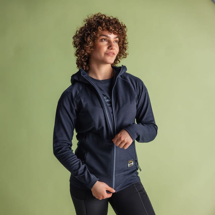 Lundhags Tived Merino Hoodie W Deep Blue Lundhags